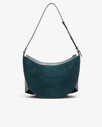 Runway XL Lenglen Suede Leather Hobo Bag