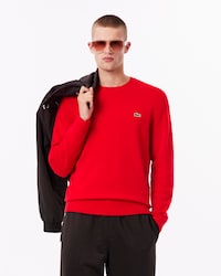 Men's 3D Knit Cashmere Crew Neck Sweater