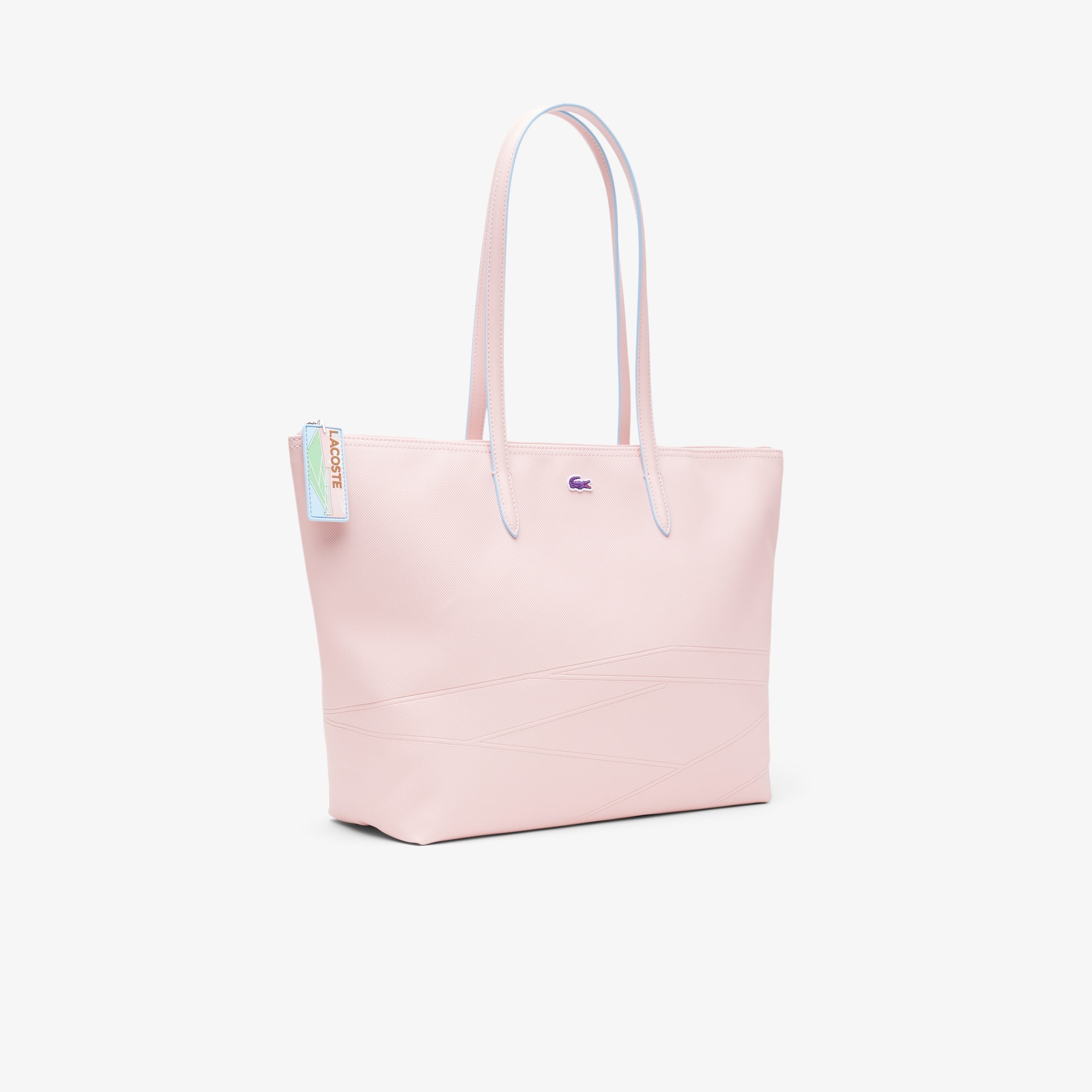 【新品未使用,美品】 Lacoste ピンク トートバッグ 大容量 Women's Small L.12.12 Concept Tote - Bags - New In 2026 | Lacoste