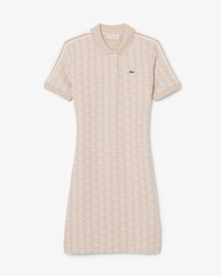 Robe polo coupe ajust&eacute;e monogramme