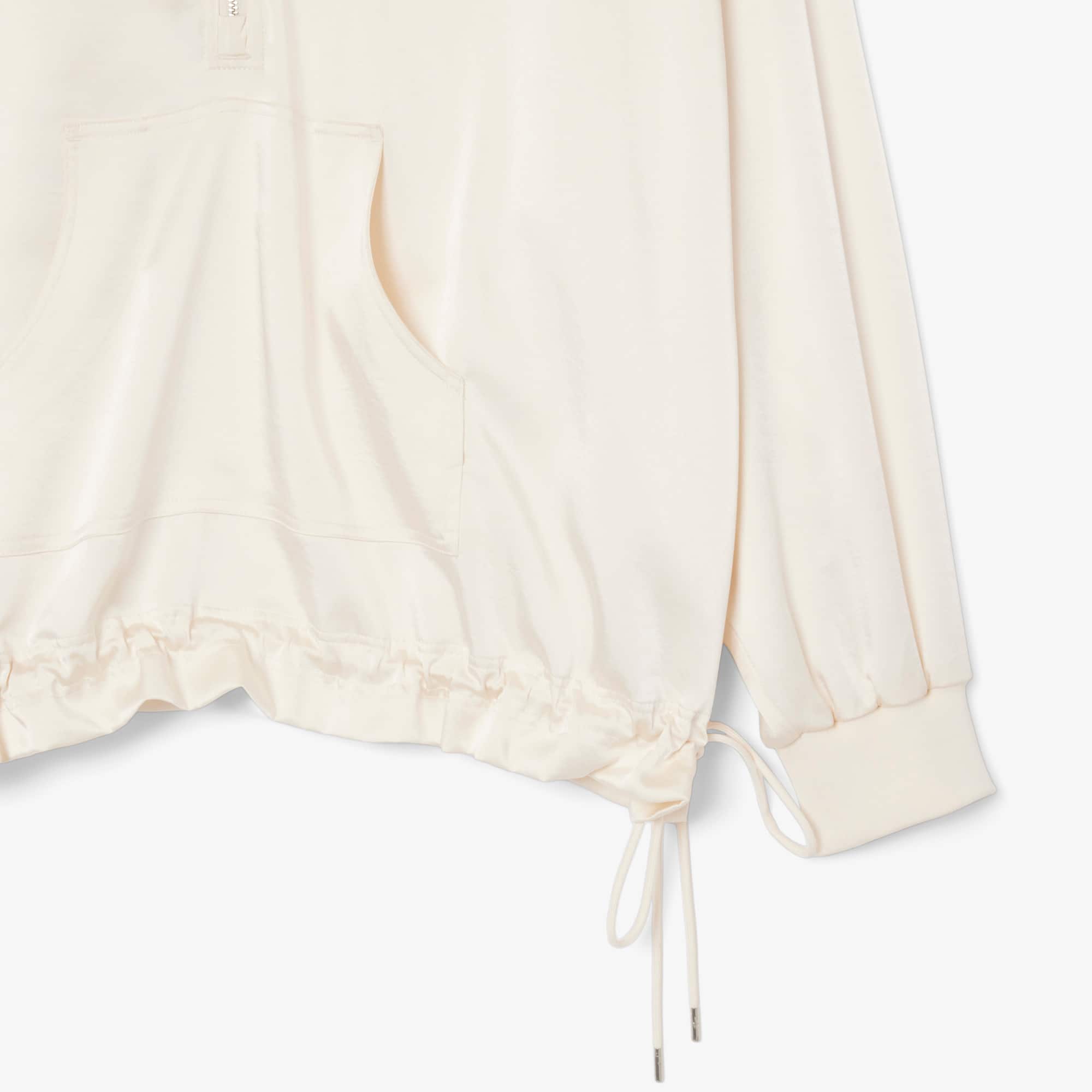 Women's Half-Zip Oversized Pullover Jacket - Recycled Materials
