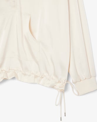 Women's Half-Zip Oversized Pullover Jacket