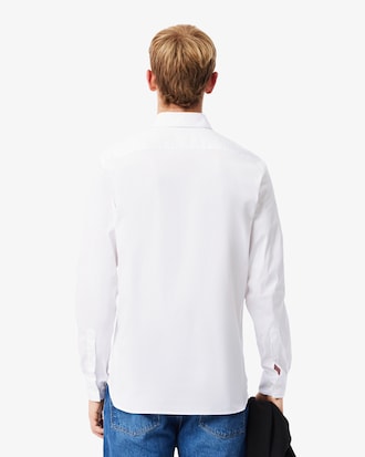 Camisa Para Hombre Slim Fit De Popel&iacute;n El&aacute;stico