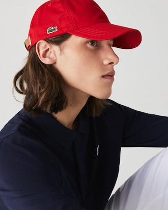 Unisex Contrast Strap Cotton Cap