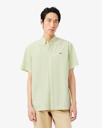 Regular Fit Lightweight Poplin Plaid Shirt