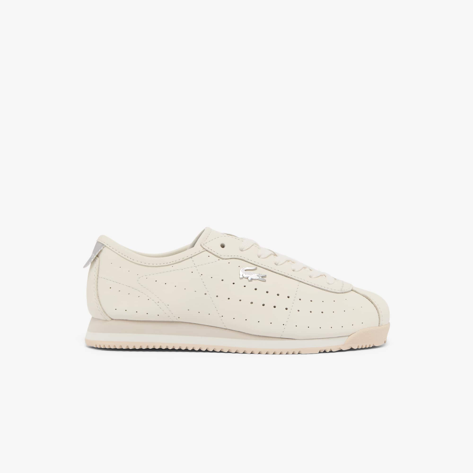 Lacoste Sneakers Club-Low de Piel para Mujer Beige