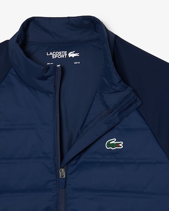 Men's High-Neck Quilted Golf Jacket