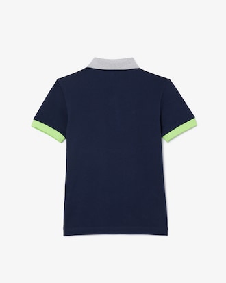 Kids' Colorblock Piqué Polo
