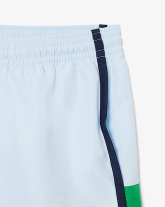 Men's Lightweight Colorblock Stripe Tennis Shorts