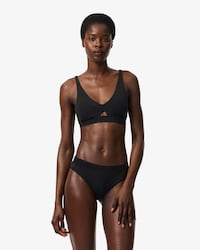 Perforated Band Microfiber Bra