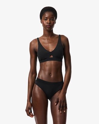 Perforated Band Microfiber Bra