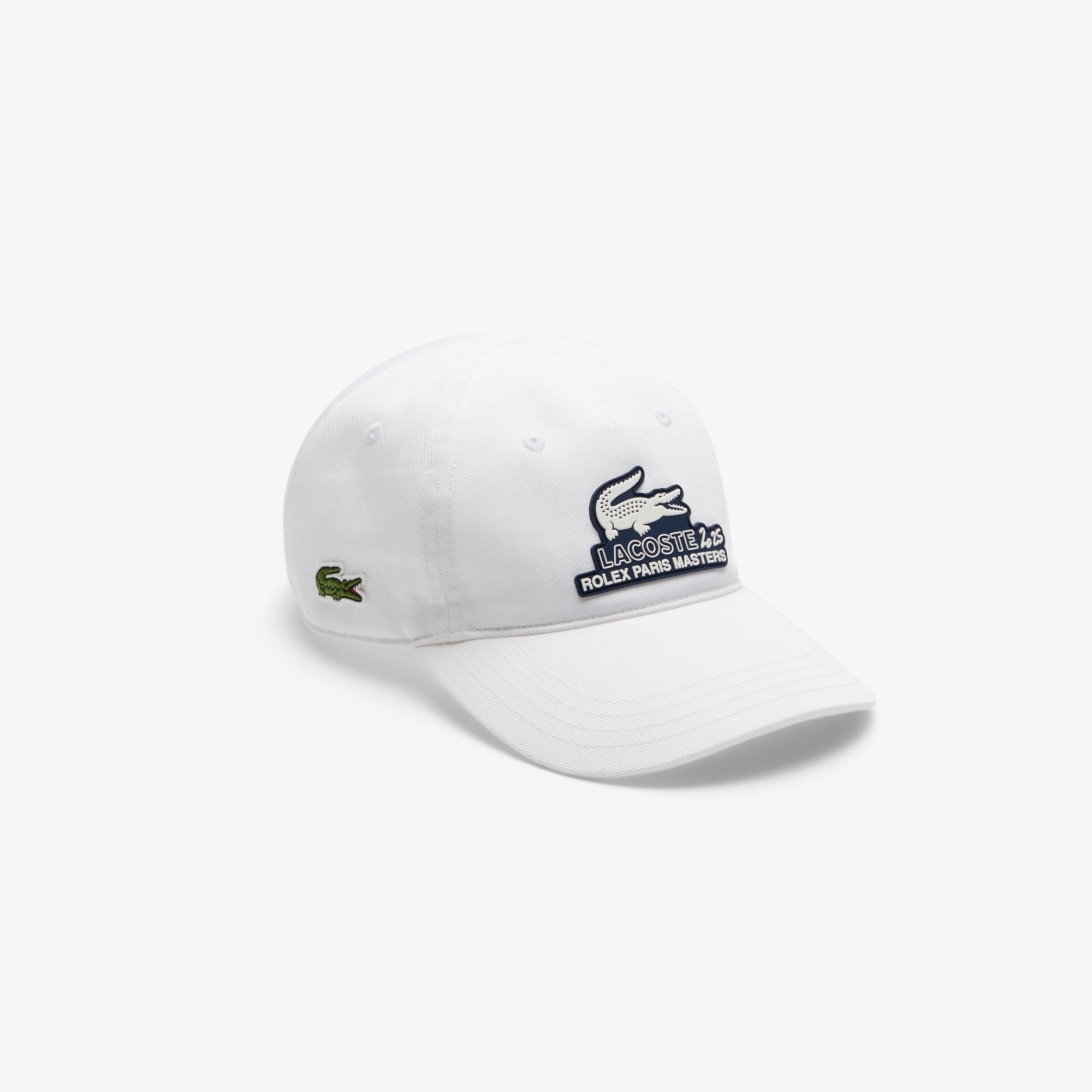 Lacoste Unisex Rolex Paris Masters Edition Cap In White