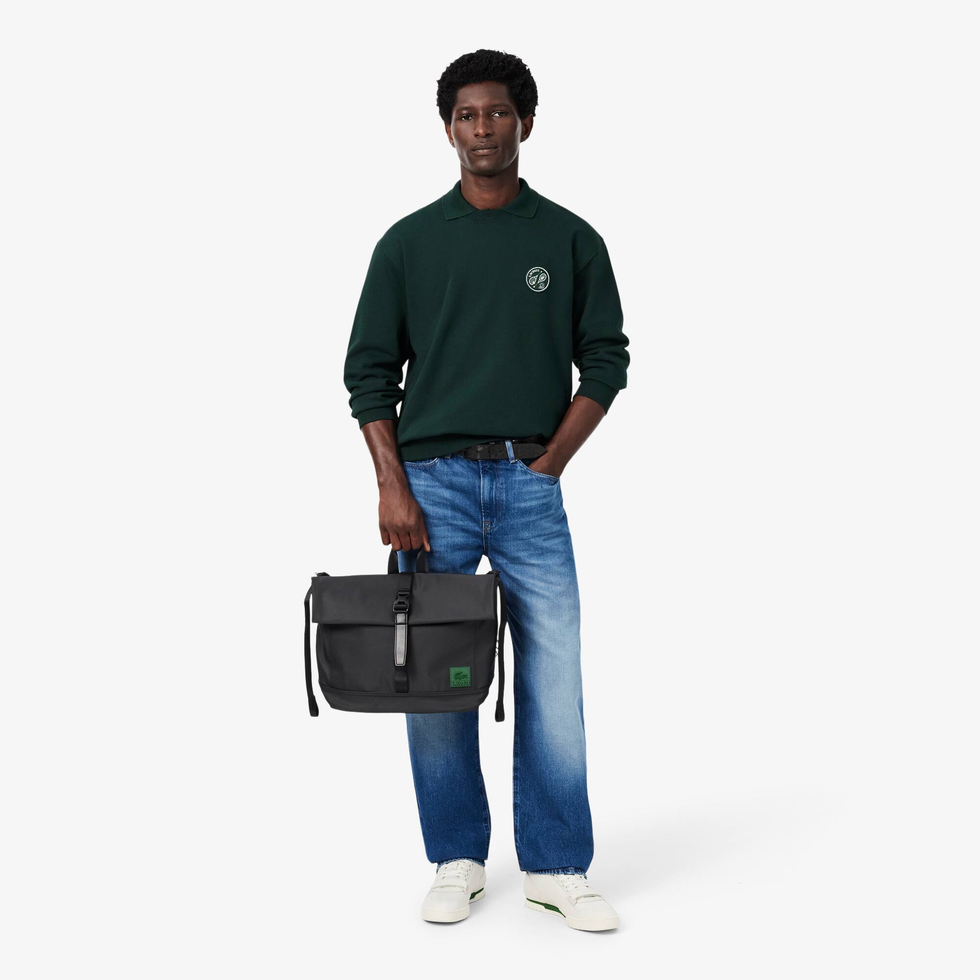 Large Lacoste in Motion Messenger Bag - Bags - New In 2026 | Lacoste