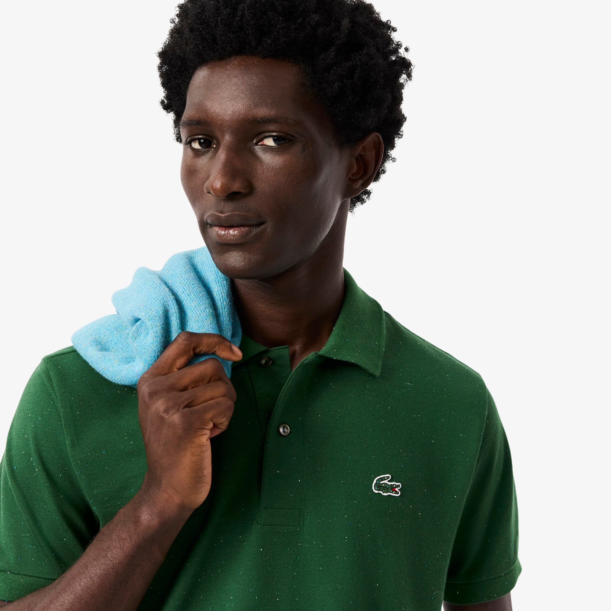 Men's Classic Fit Piqué Marl Polo - Polo Shirts - New In 2026