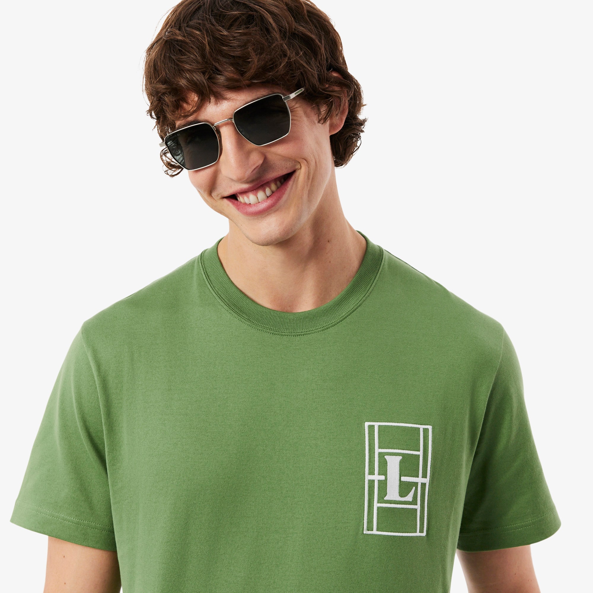 Embroidered Heavy Jersey T-shirt - Organic Cotton - New In 2026