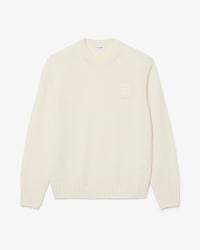 Embroidered Shield Wool Jersey Sweater