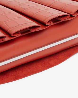 Runway Small Lenglen Crocodile Effect Leather Bag