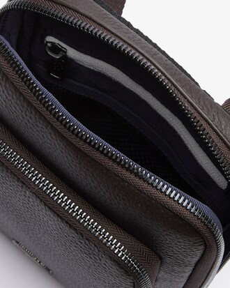 Men's Soft Genuine Leather Small Crossbody