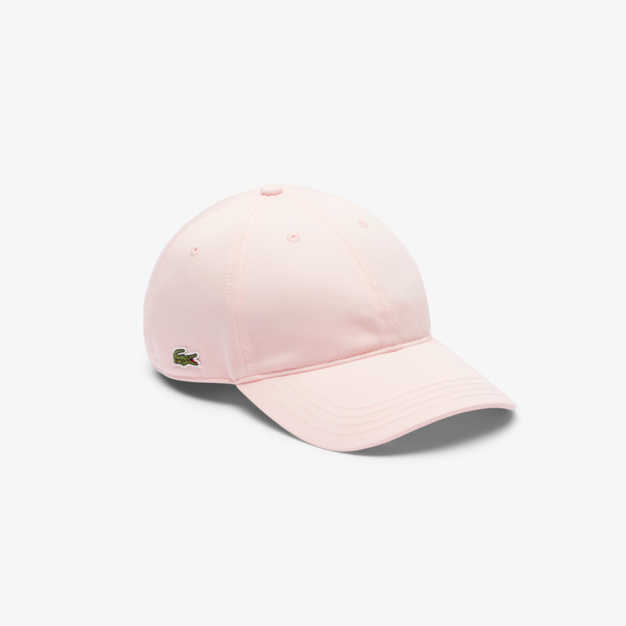 Lacoste Unisex Cotton Twill Cap - One Size In Pink