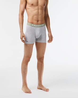Men's Logo Print Jersey Boxer Briefs 3-Pack