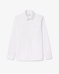 Camisa Para Hombre Slim Fit De Popel&iacute;n El&aacute;stico