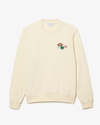 Men's Comic Badge Organic Cotton Sweatshirt