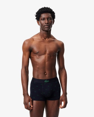 Men's 3-Pack Crocodile Print Trunks