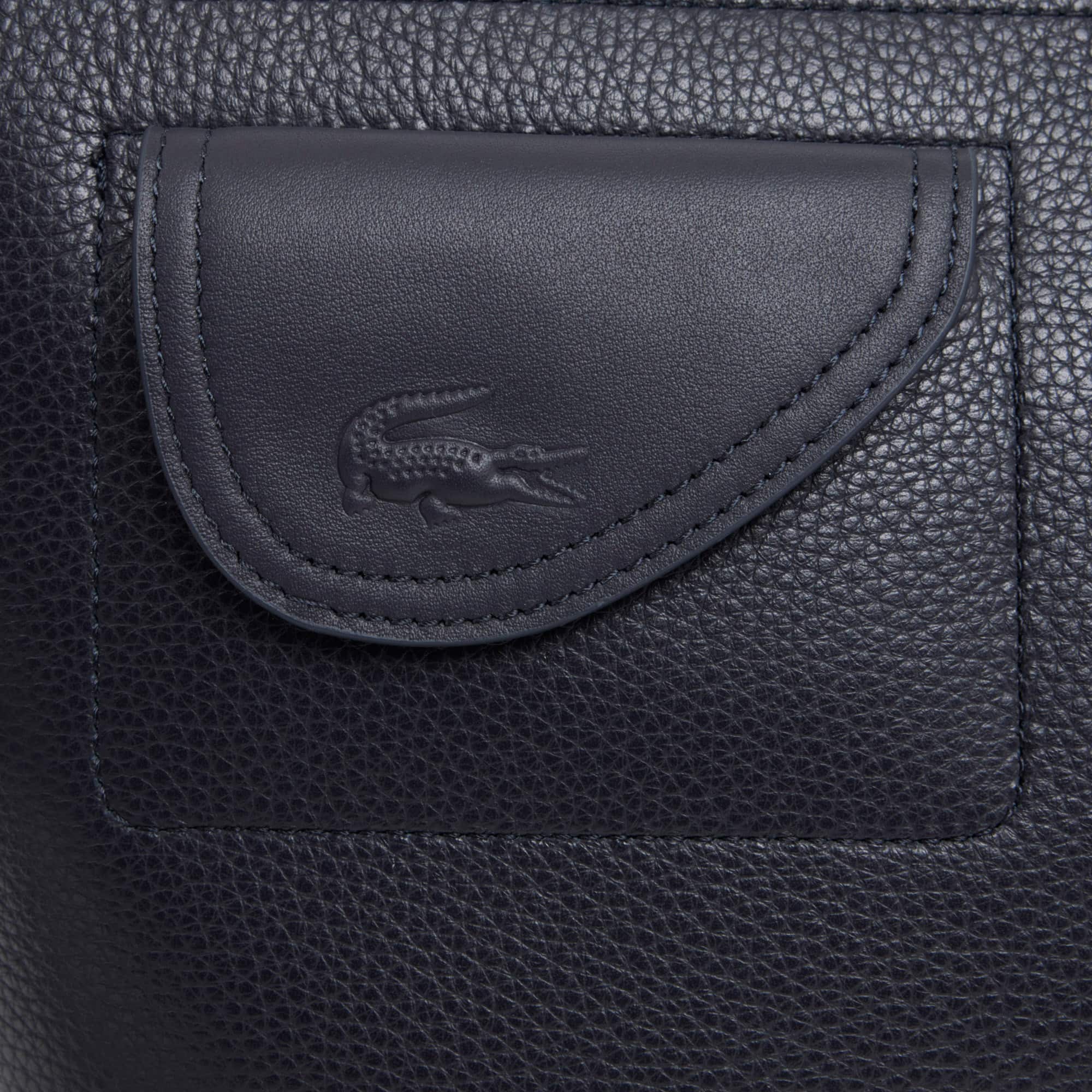 Club Lacoste Grain Leather Clutch