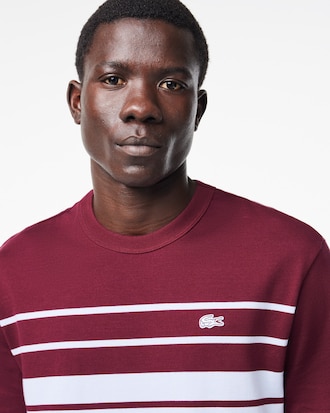 Men's Made In France Striped Heavy Cotton T-Shirt