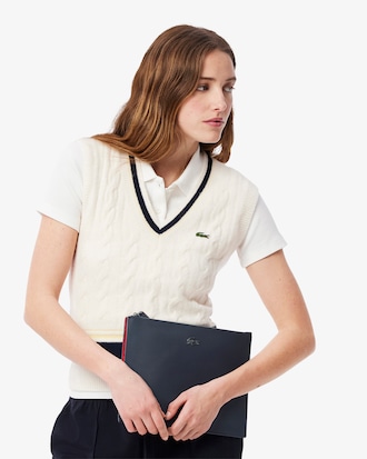 Women's Anna Piqué Canvas Pouch
