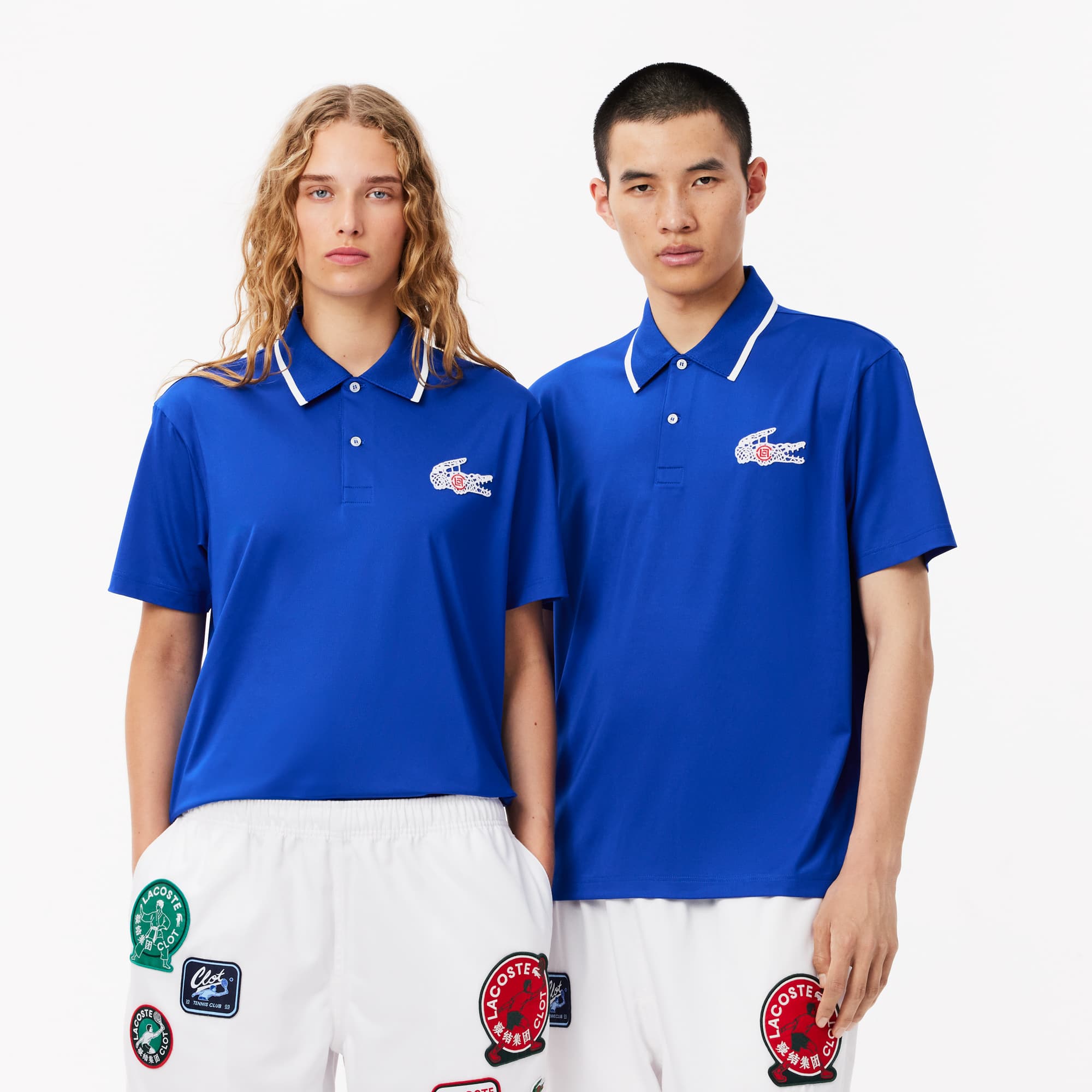 専用！Lacoste x CLOT』ドライポロシャツ　M Unisex Lacoste x CLOT Loose Fit Ultra Dry Jersey Polo - Polo