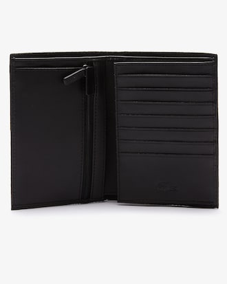 Crocodile Large Matte Grained Leather Wallet