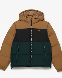 Men's Quilted Colorblock Water-Repellent Jacket