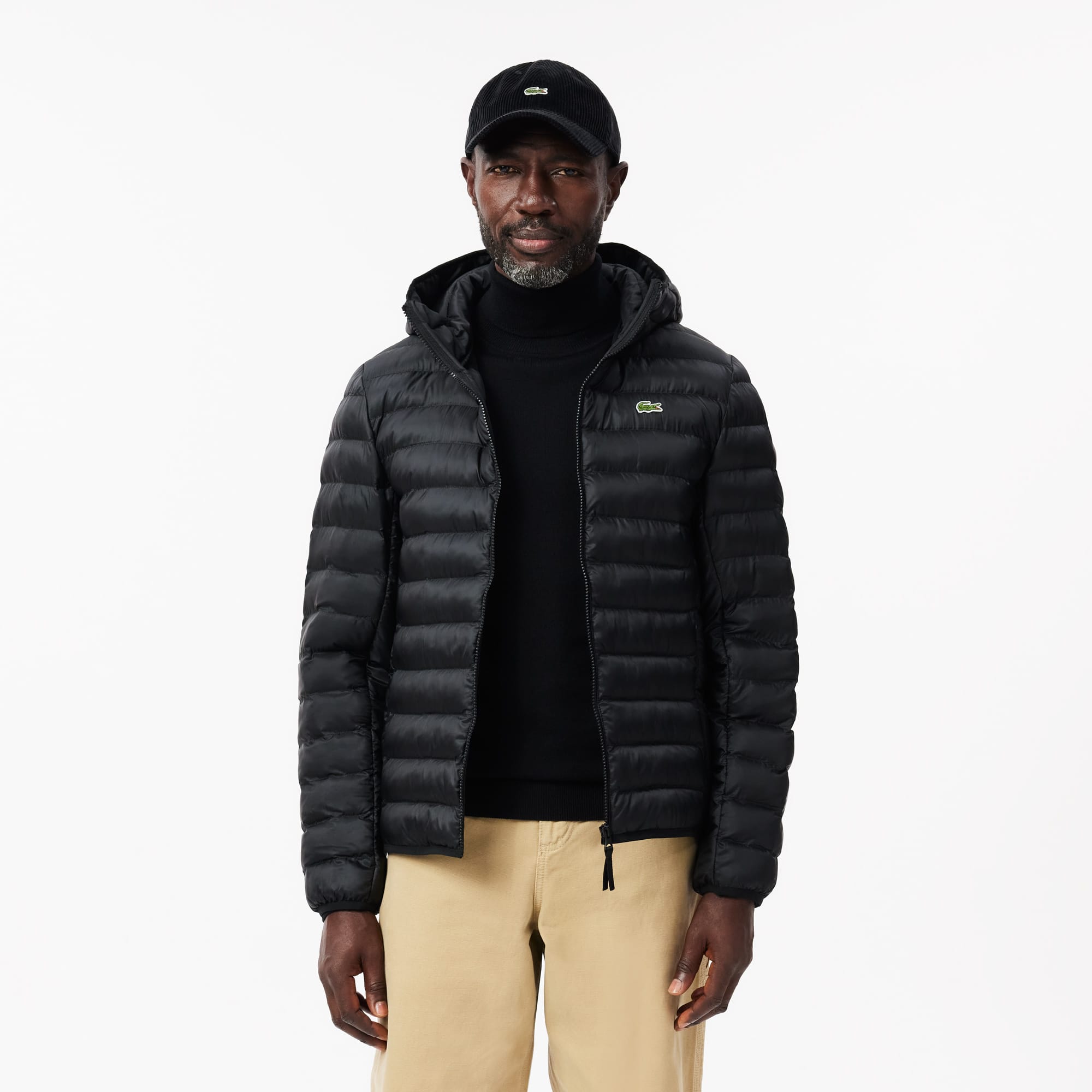 Men's Water-Repellent Quilted Puffer Jacket
