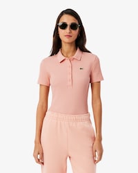 Women's Slim Fit L.12.D Ribbed Cotton Polo