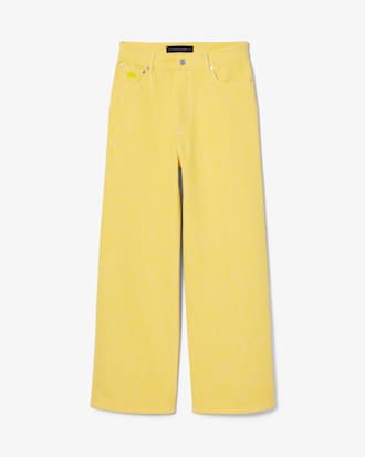 Men's Runway Wide Leg Denim Jeans