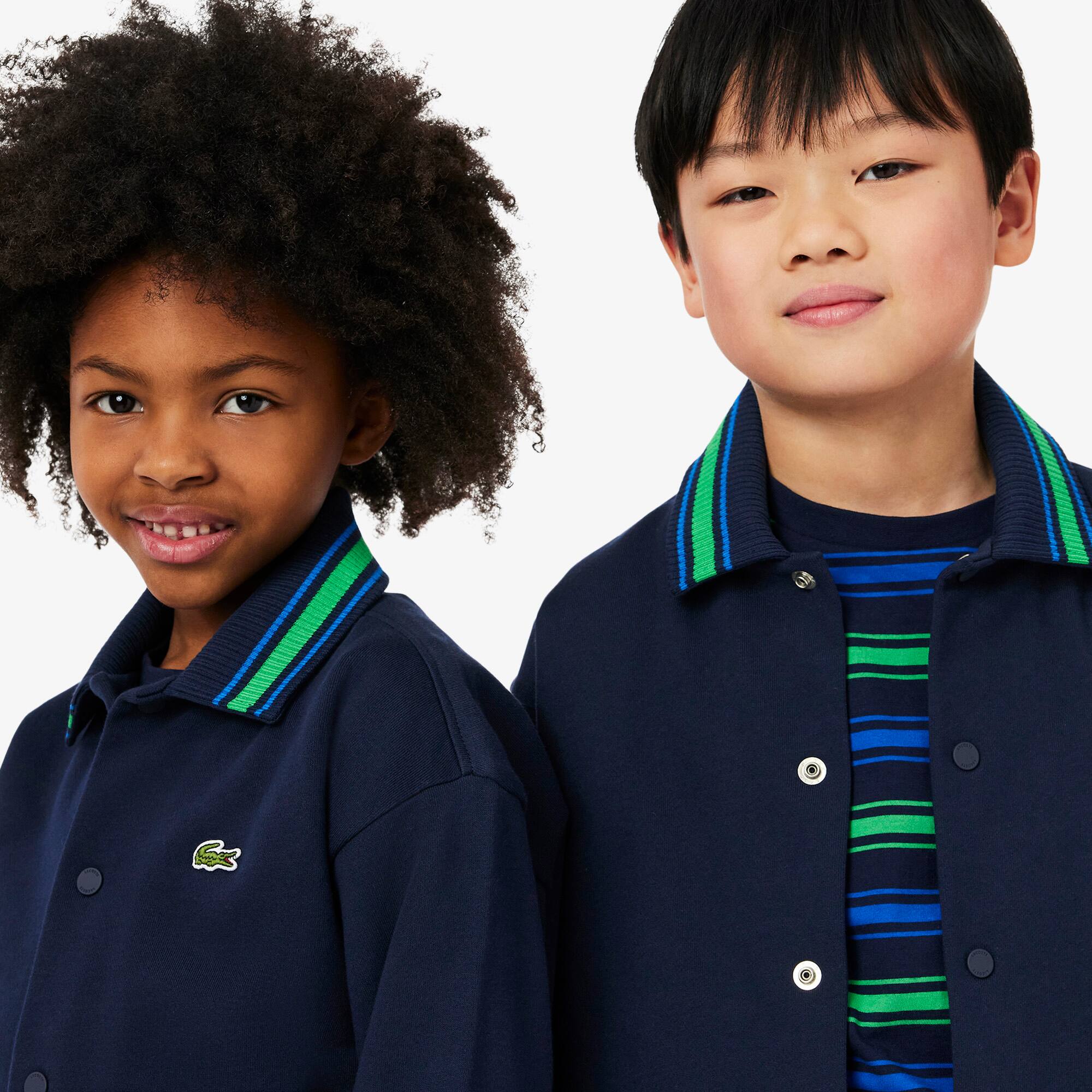 Kids' Button-Down Fleece Sweatshirt - Teens Sweaters & Sweatshirts