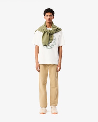 Men's Loose Fit Heavy Cotton Printed T-Shirt