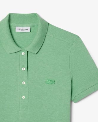 Women's L.12.D Slim Fit Stretch Mini Piqu&eacute; Polo