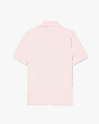 Polo de golf elástico con protección UV y corte entallado para mujer