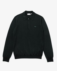 Men's Polo Collar Merino Wool Sweater