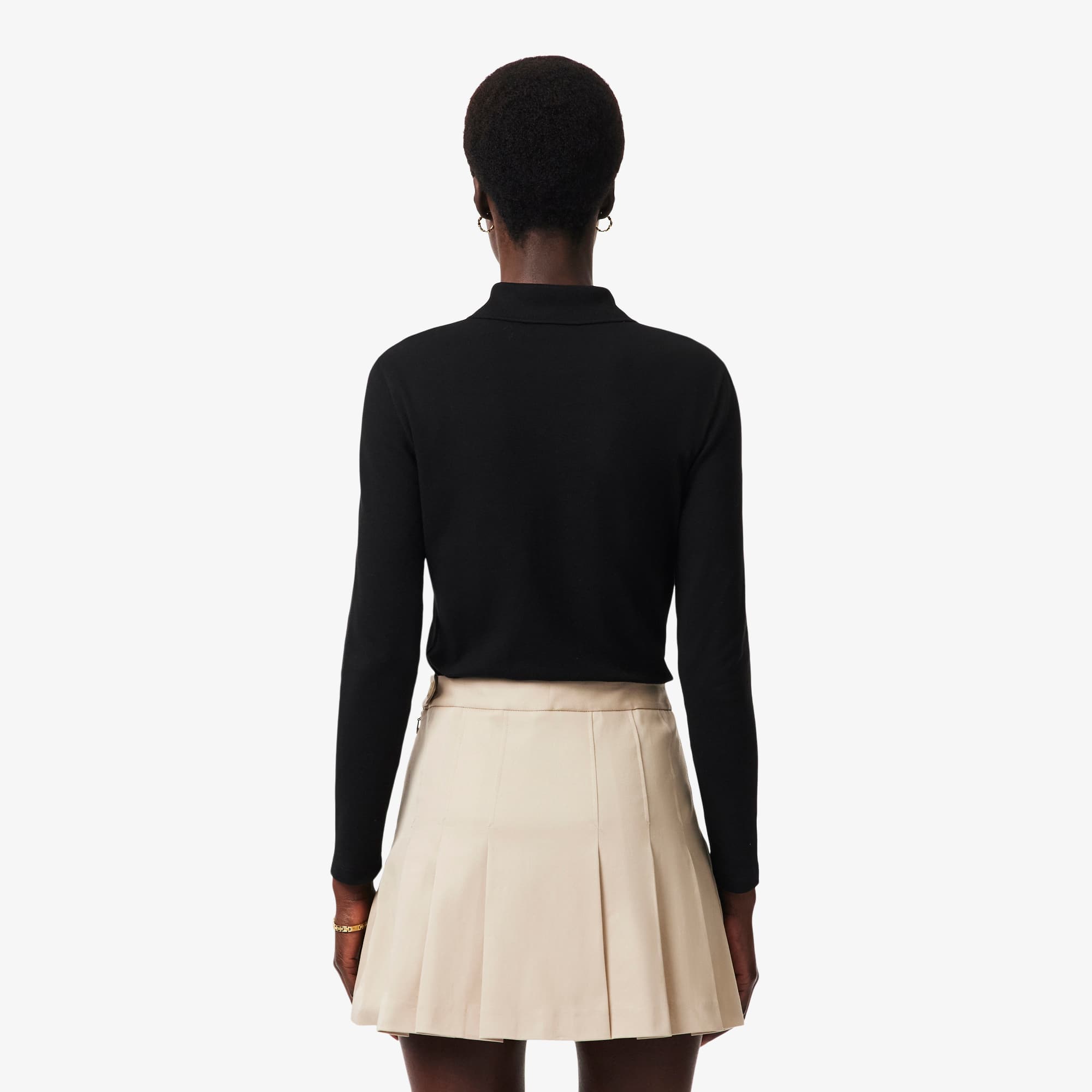 Women's Slim Fit L.12.D Stretch Mini Piqué Polo
