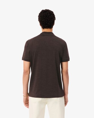 Polo de Tejido Jersey de Lana de Corte Regular
