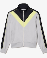 Men's Colorblock Ripstop Piqu&eacute; Zip-Up Sweatshirt