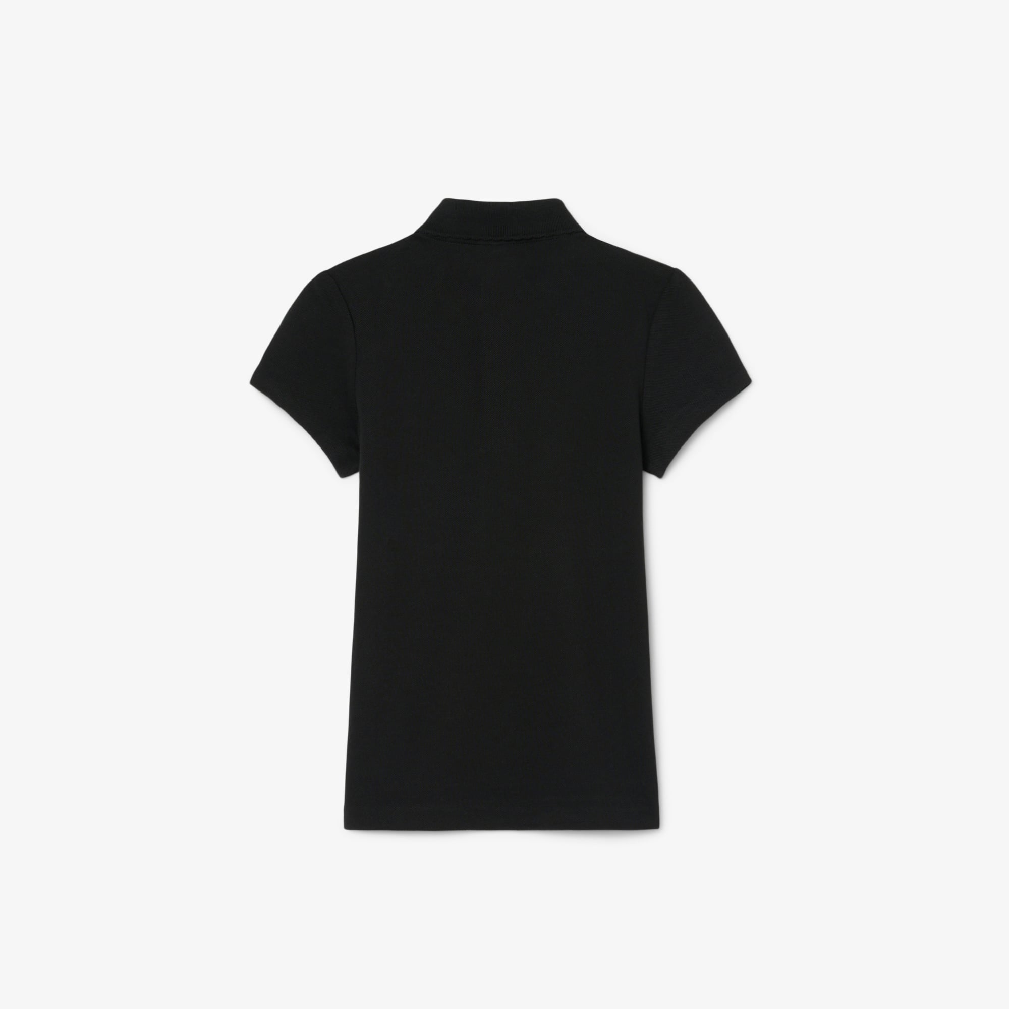 Girls' Scalloped Collar Piqué Polo