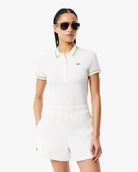 Polo de punto ajustado L.12.D para mujer