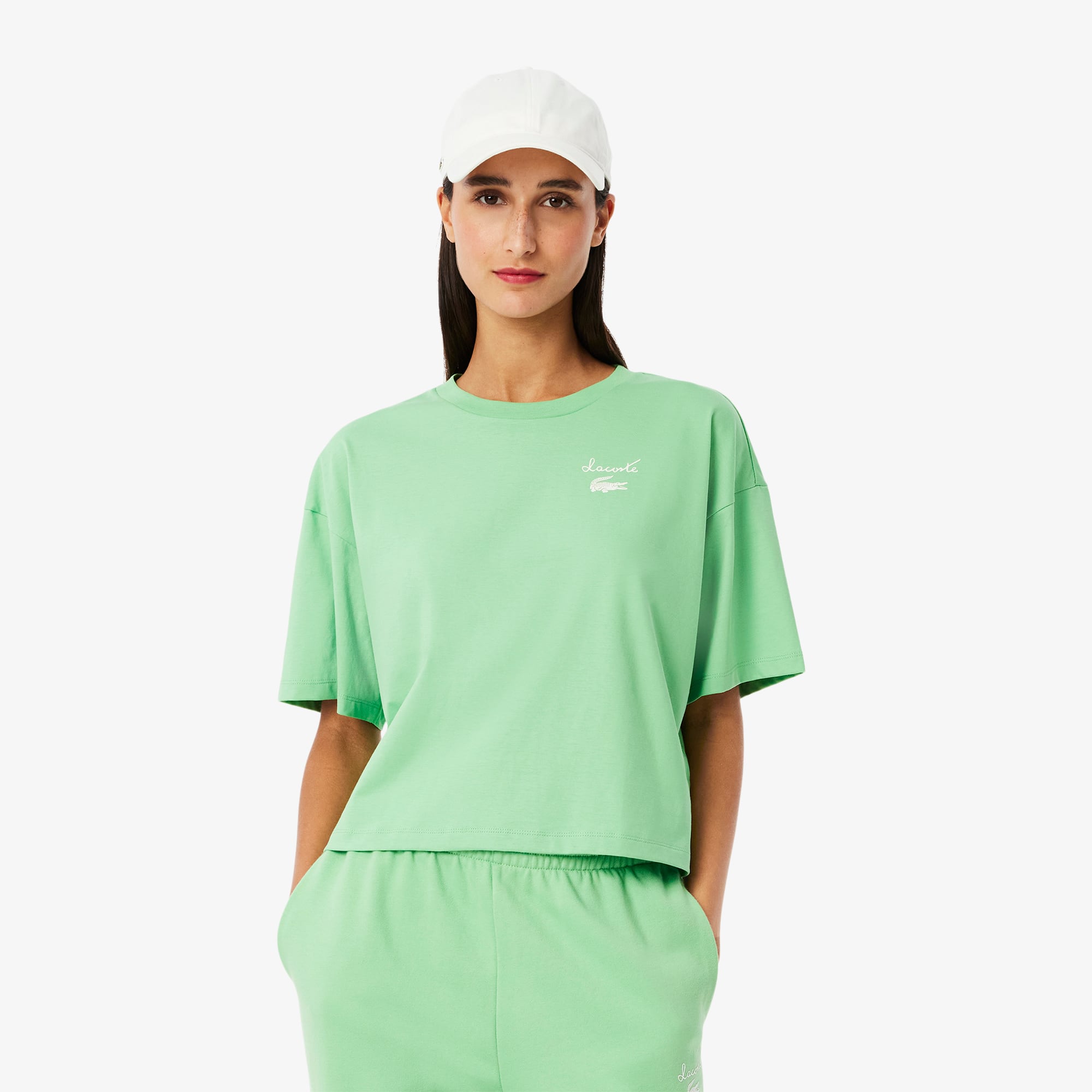 Women's Cotton Logo T-Shirt - T-Shirts & Tops - New In 2025