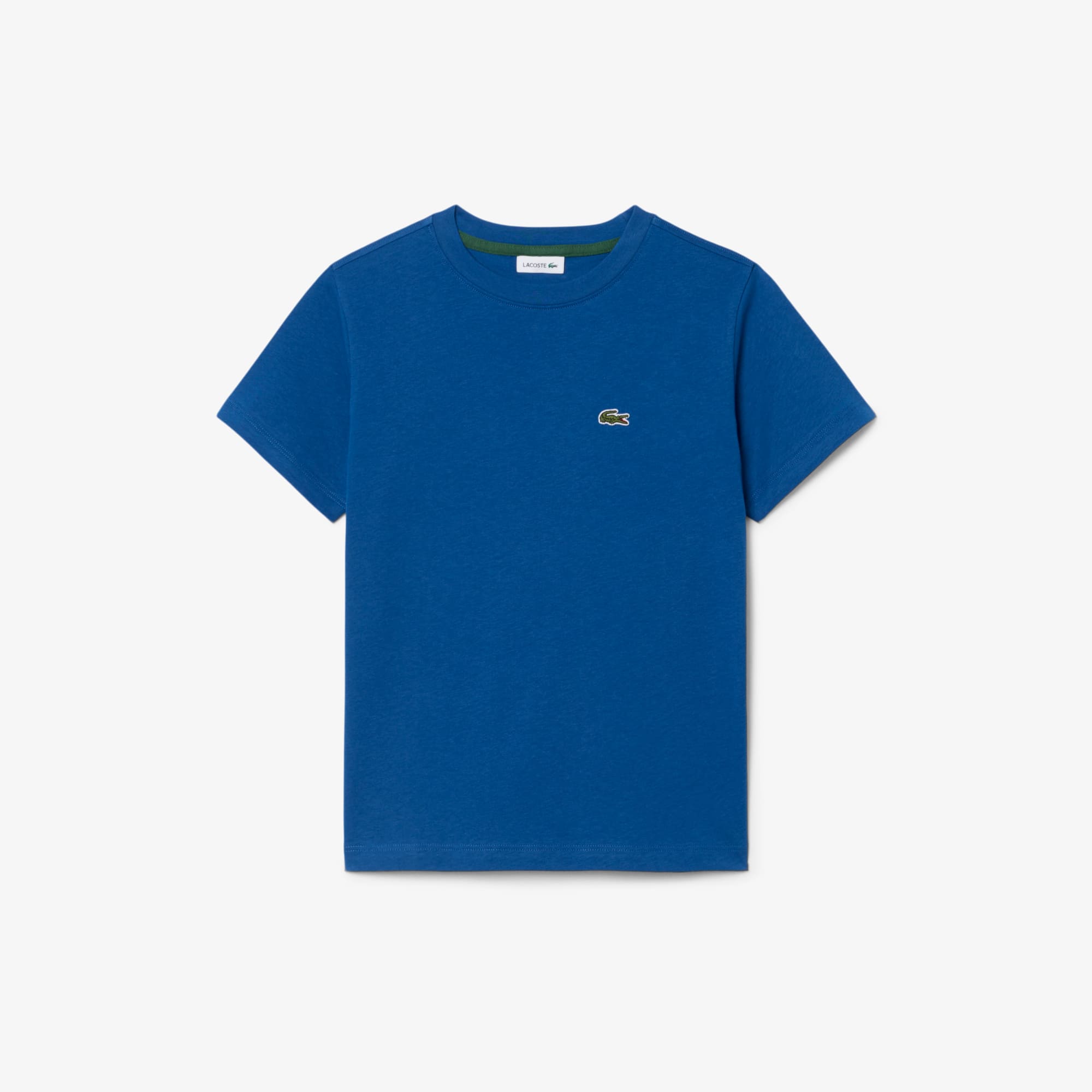 Lacoste Unisex Cotton Crew Neck T-shirt - 16 Years In Blue