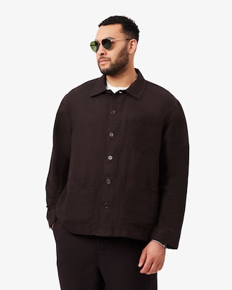 Linen Blend Overshirt