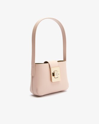 Bolso de hombro Amelia en piel con metal grabado para mujer